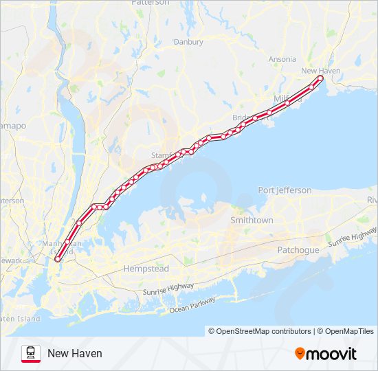 new haven Route: Schedules, STops & Maps - Northbound (Updated)