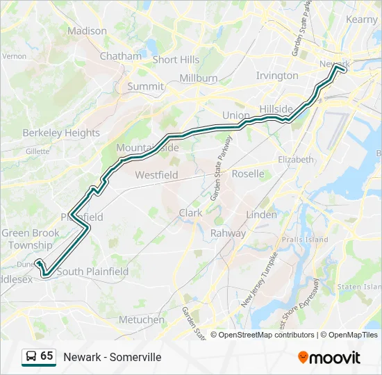 65 Route: Schedules, Stops & Maps - D Dunellen Express (Updated)