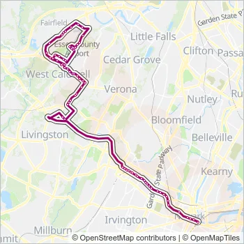 71 Route: Schedules, Stops & Maps - 71x Newark Via Fairfield