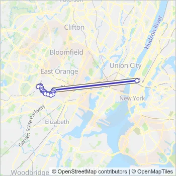 107 Route: Schedules, Stops & Maps - 107x Express Irvington South