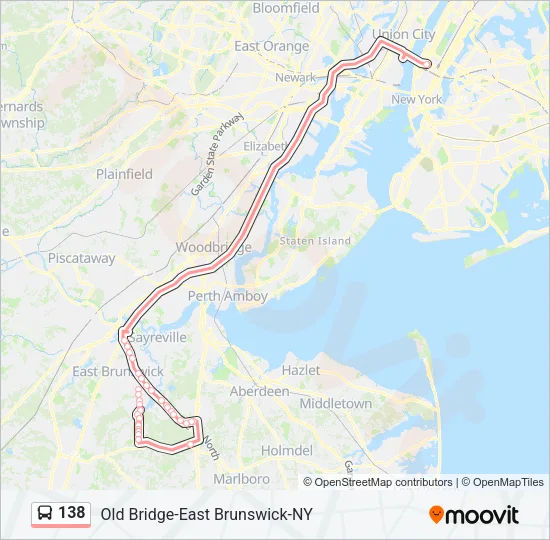 138 Bus Line Map