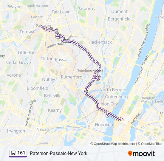 161 Route: Schedules, Stops & Maps - New York Via Commerce Blvd (Updated)