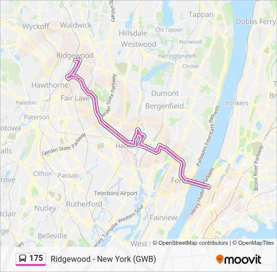 175 Route: Schedules, Stops & Maps - Ridgewood (Updated)