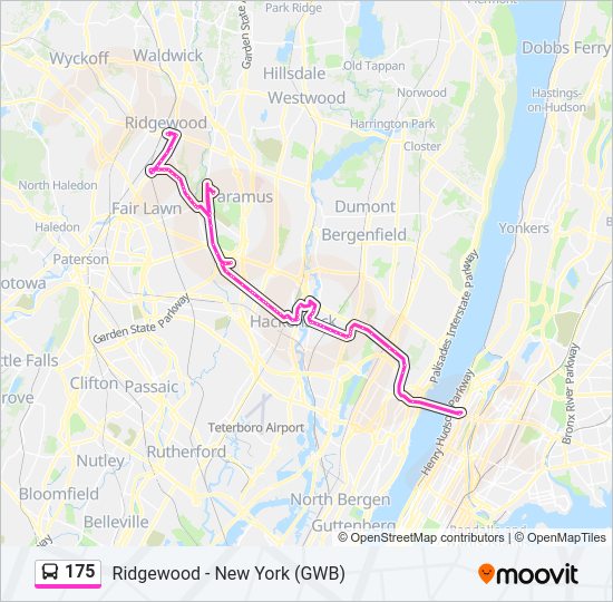 175 Route: Schedules, Stops & Maps - New York Bergen Comm College ...