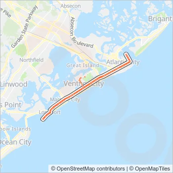 505 Route: Schedules, Stops & Maps - Atlantic City Inlet Via