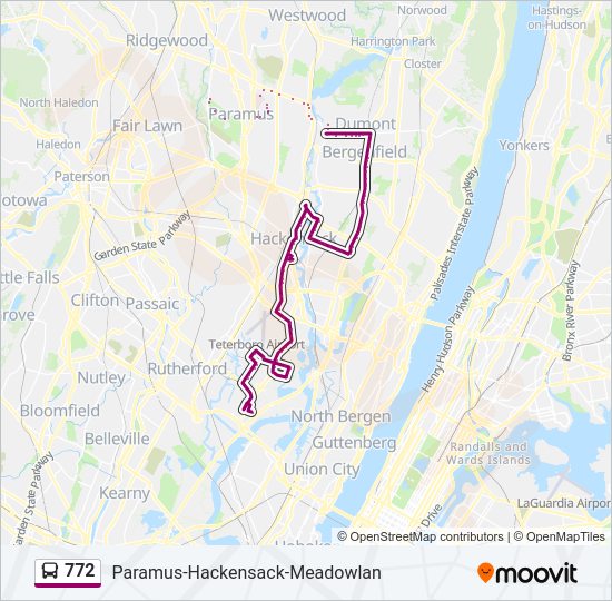 772 Route: Schedules, Stops & Maps - 772g American Dream Via Gotham ...