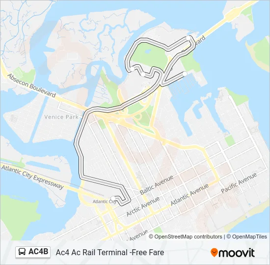 AC4B Bus Line Map