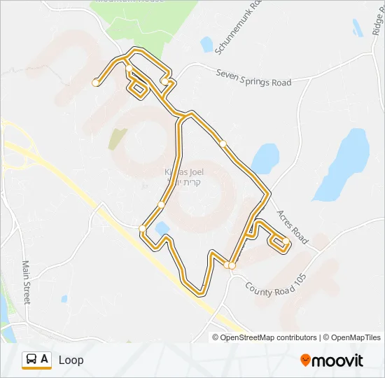 A Bus Line Map