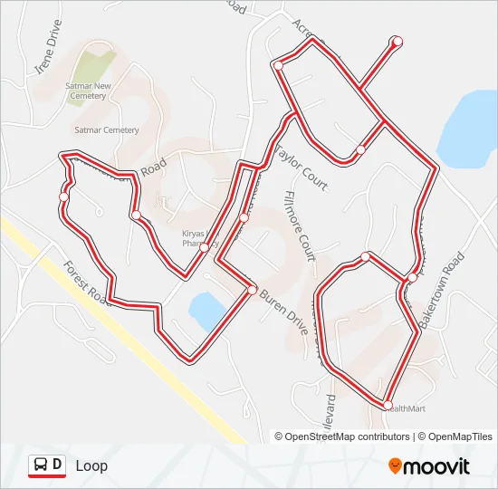 D Bus Line Map
