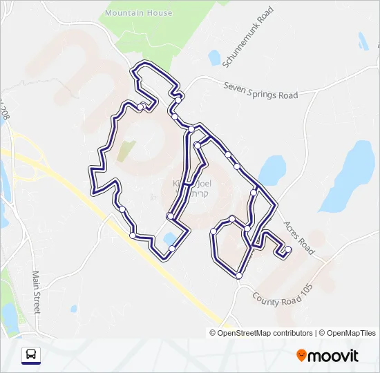 LOCAL ROUTE Bus Line Map