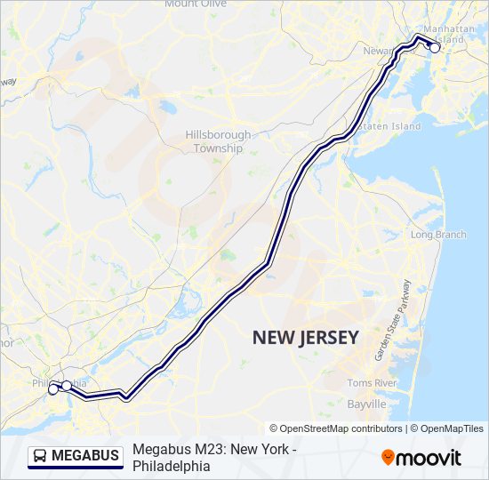 megabus Route Schedules, Stops & Maps Philadelphia (Updated)