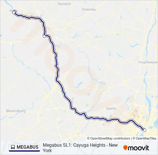 megabus Route Schedules, Stops & Maps New York (Updated)