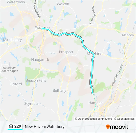 229 Bus Line Map