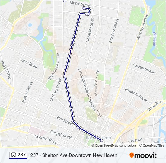 237 Bus Line Map
