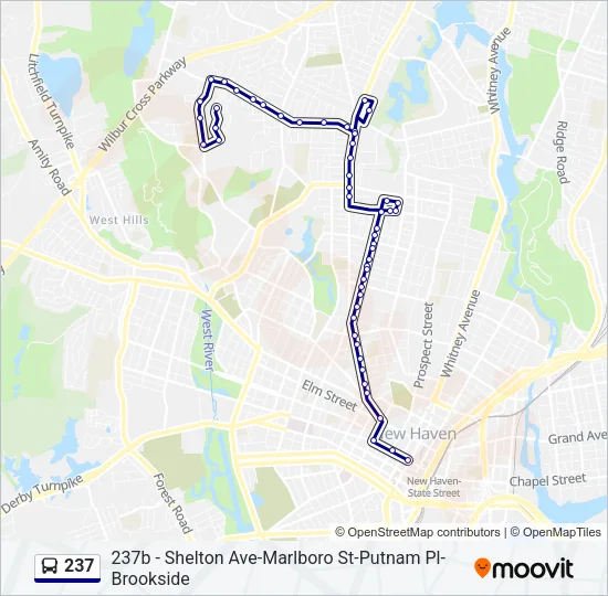 237 Bus Line Map