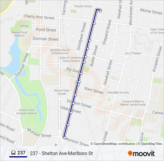 237 Bus Line Map