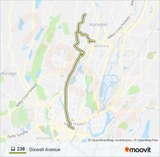 238 Bus Line Map