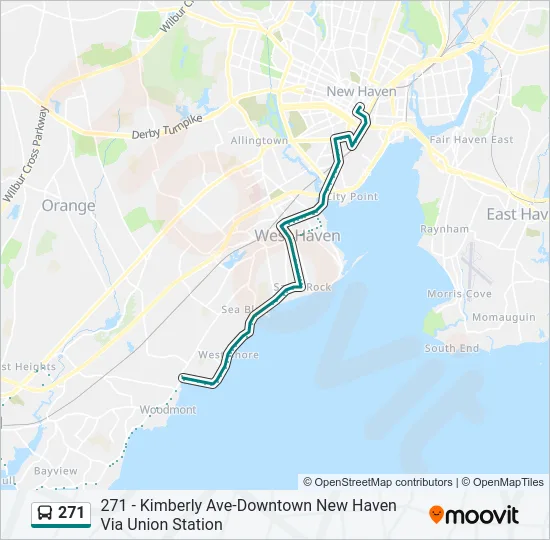 271 Bus Line Map