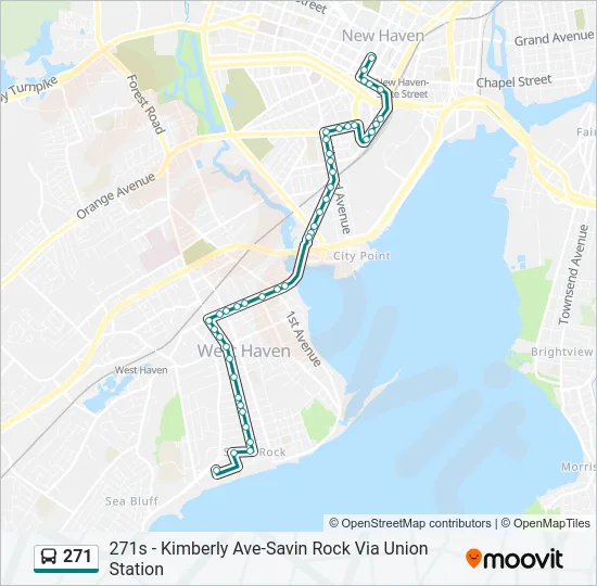 271 Bus Line Map