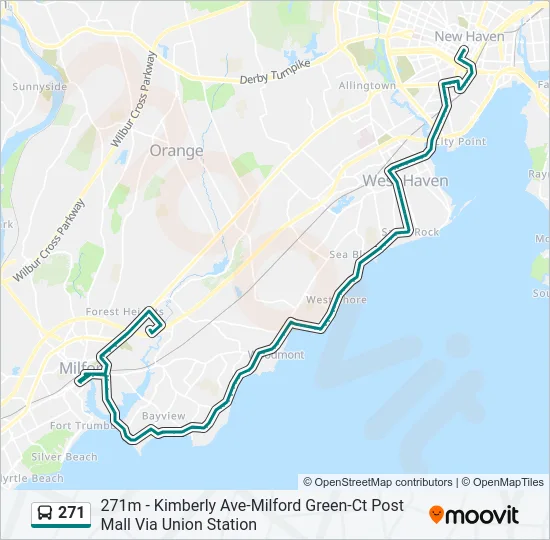 271 Bus Line Map