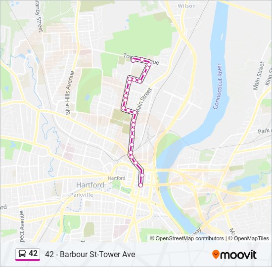 Mapa de 42 de autobús