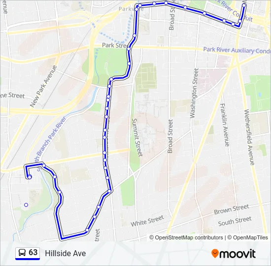 63 Bus Line Map
