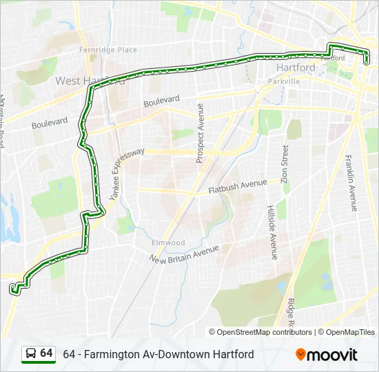 64 Bus Line Map