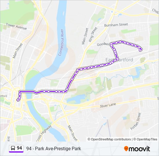 Mapa de 94 de autobús