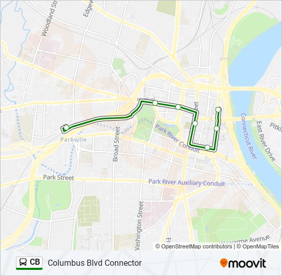 Mapa de CB de autobús