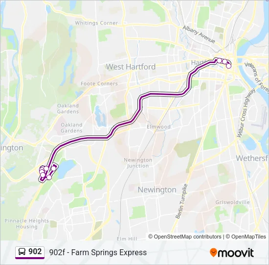 902 Bus Line Map