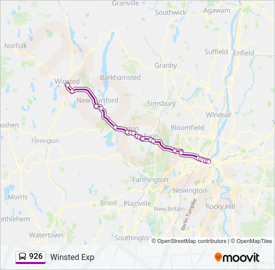 926 Bus Line Map
