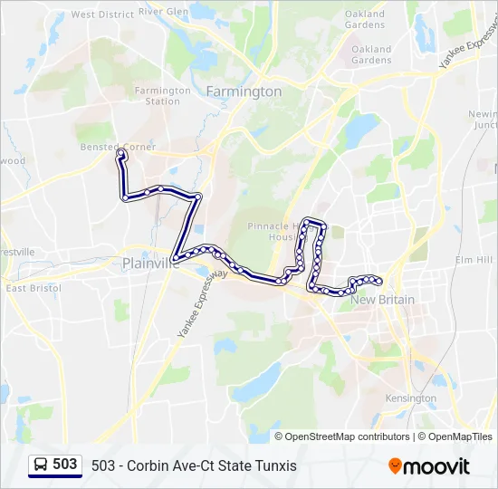 503 Bus Line Map