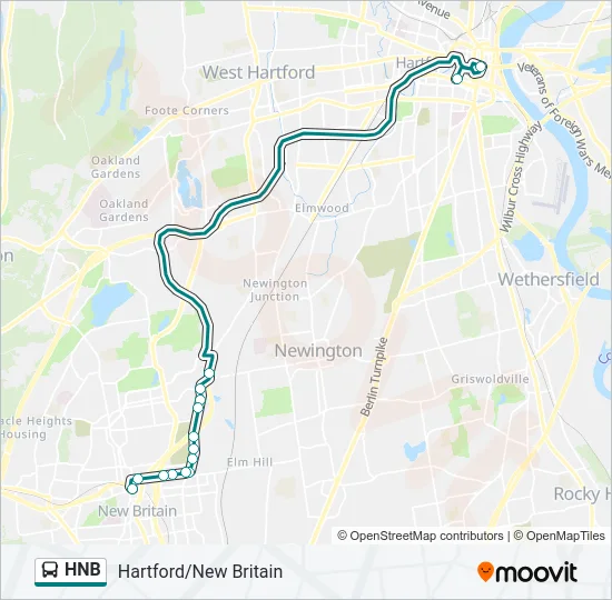 HNB Bus Line Map