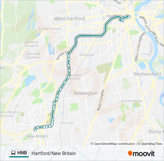 HNB Bus Line Map