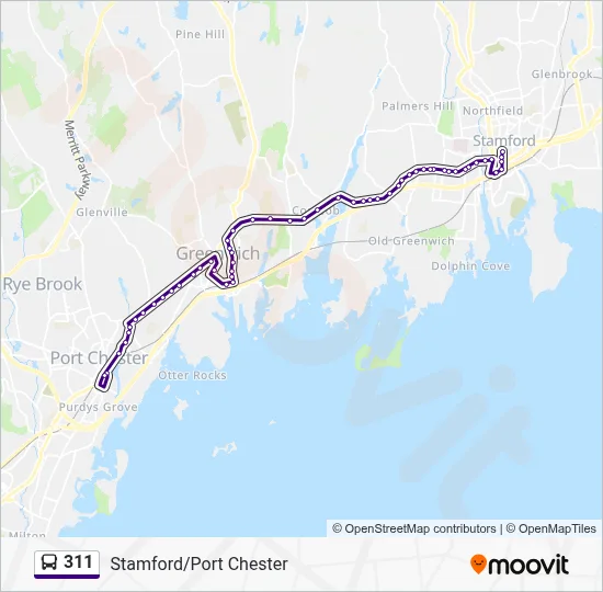 311 Route: Schedules, Stops & Maps - 311 - Port Chester Via West Putnam ...