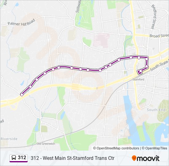 312 bus Line Map