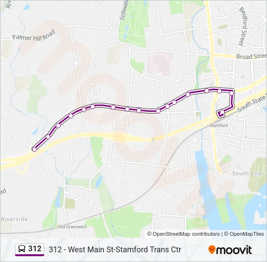 312 Bus Line Map