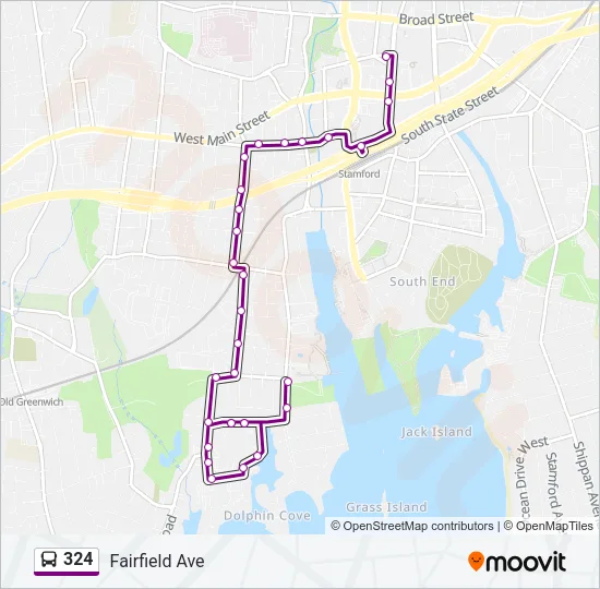 324 Bus Line Map