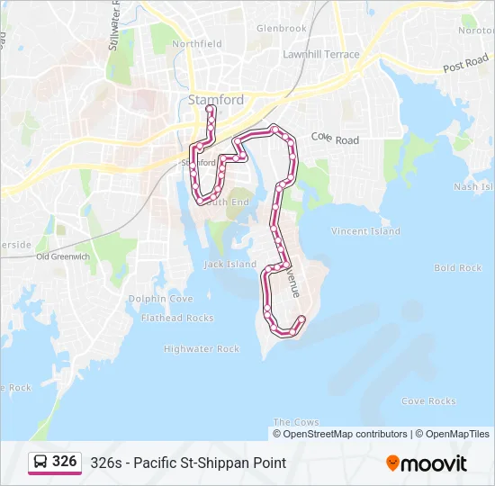 326 Bus Line Map