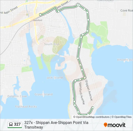 327 Bus Line Map