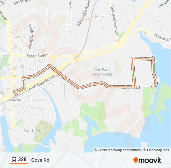 328 Bus Line Map