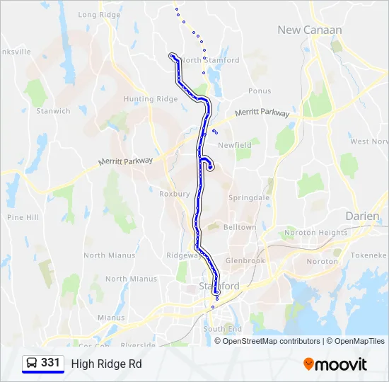 331 Bus Line Map
