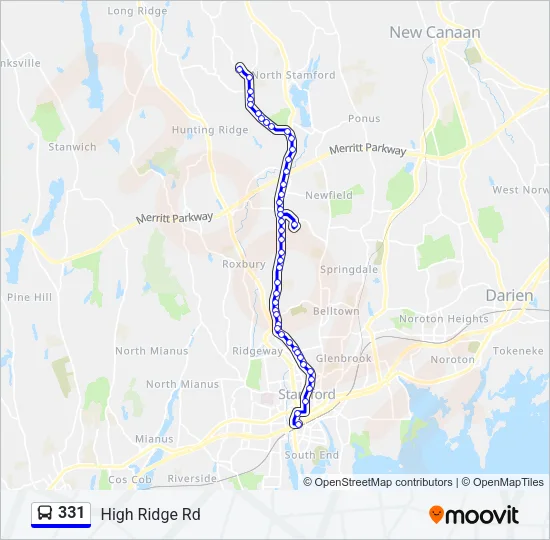 331 Bus Line Map
