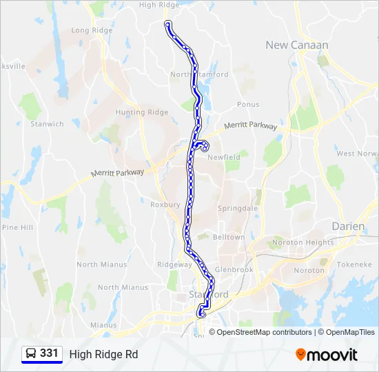 331 Bus Line Map