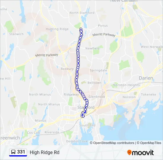 331 Bus Line Map