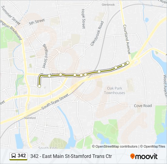 342 bus Line Map