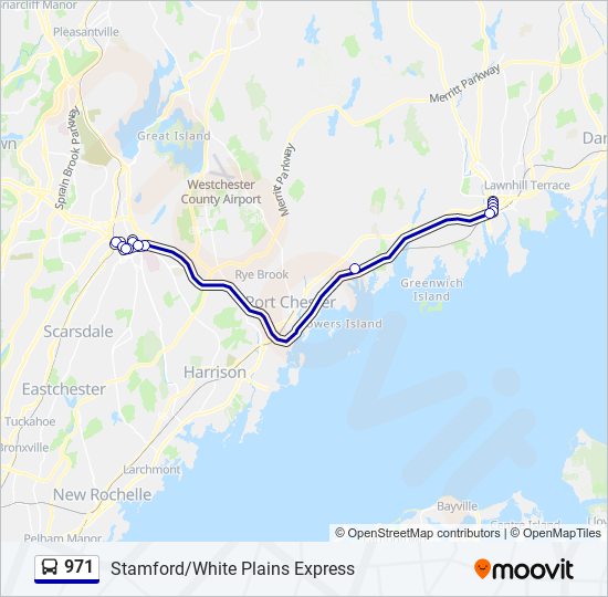 971 bus Line Map