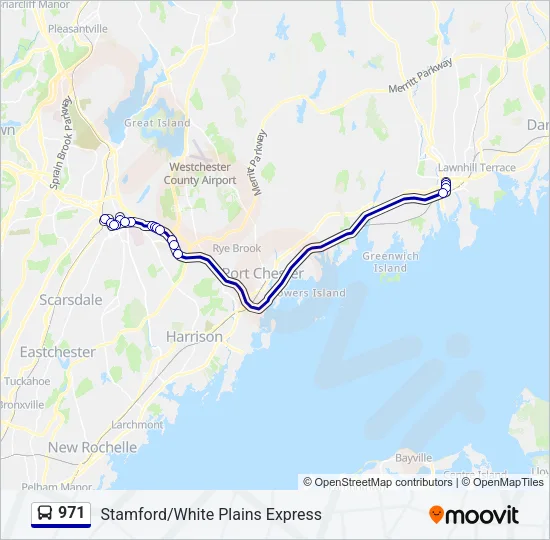 971 Bus Line Map
