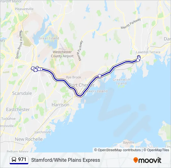 971 Bus Line Map
