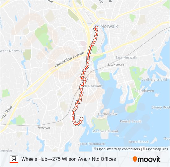 10-WHEELS bus Line Map